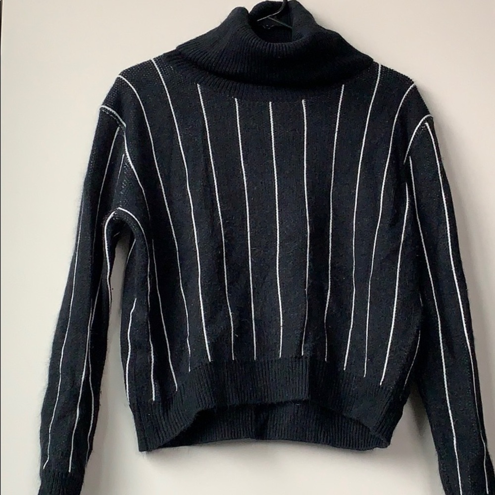 Dark navy blue turtleneck